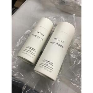 Tan luxe the body and the face duo, new, illuminating self tan drops